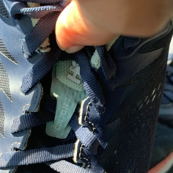 Hoka Clifton 7 Navy Blue Running Training Shoes Sz 9 Athleisure Comfortable - Picture 6 of 11